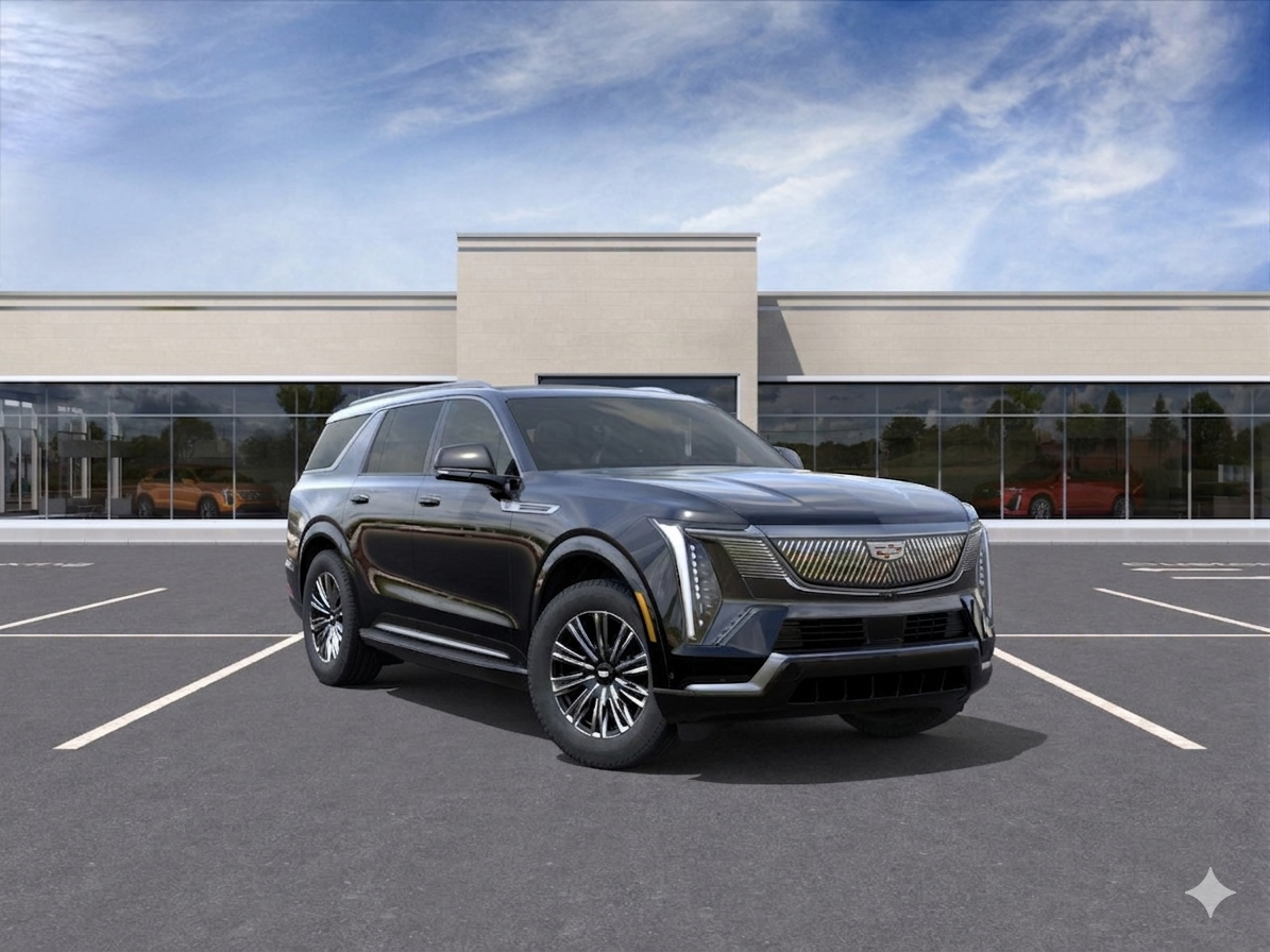 Luxury car driving in city