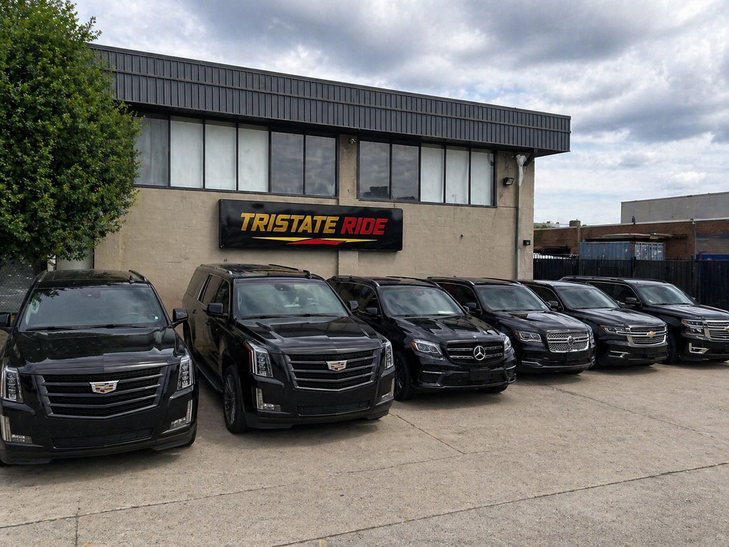 TriState Ride fleet car park
